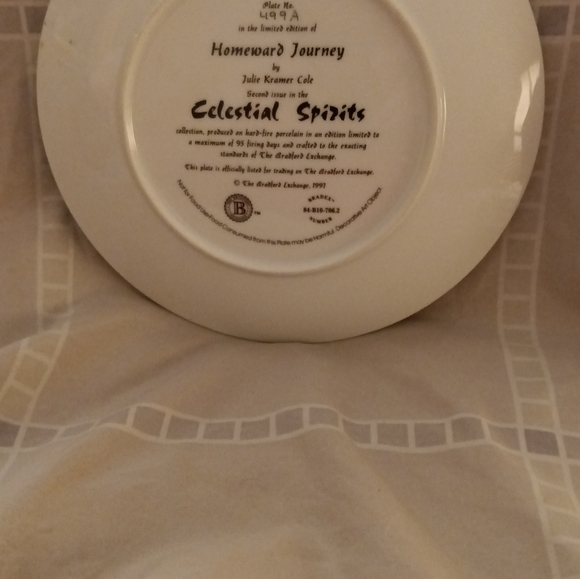 Homeward Journey From Celestial Spirits Native America Collector Plate - Picture 7 of 7
